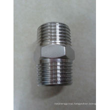 304 316 stainless steel pipe nipple screw fittings